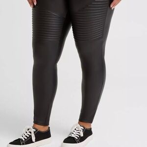 Torrid Full-Length Faux Leather Moto Legging NWT